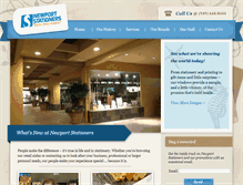 Tablet Screenshot of newportstationers.com